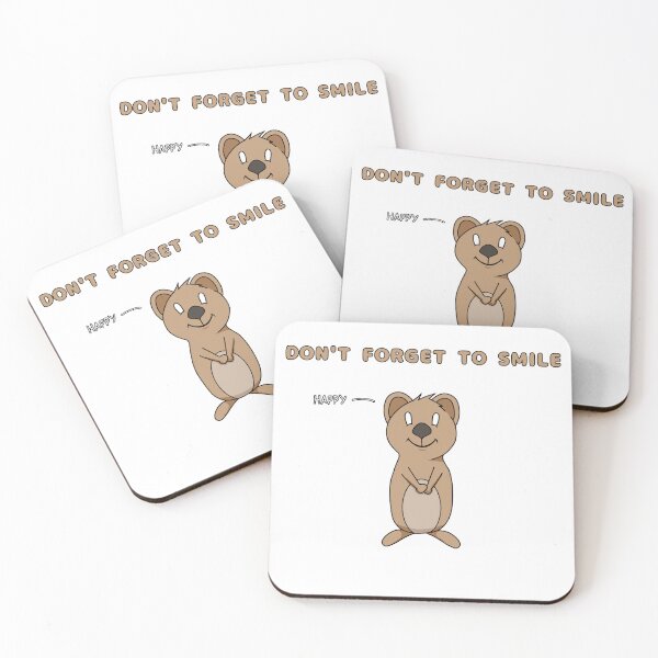 Item preview, Happy smiling Quokka Don't Forget to Smile designed and sold by xhenze.