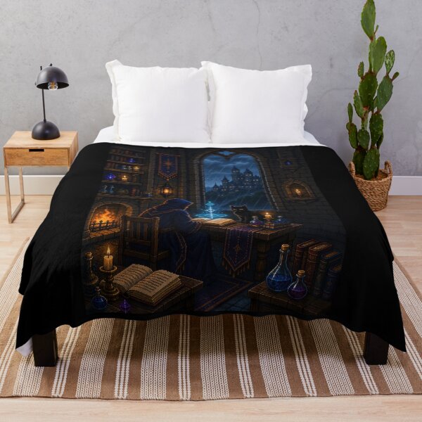 Item preview, Rainbound Sorcerer and the Midnight Familiar  designed and sold by Sketchlegacy.