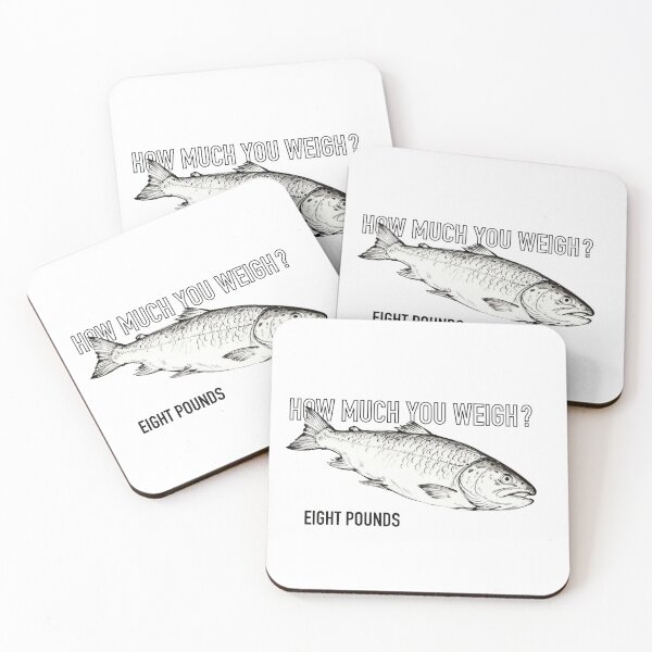 Item preview, How Much You Weigh? Eight Pounds – Sopranos Inspired Fish designed and sold by Evv_u.