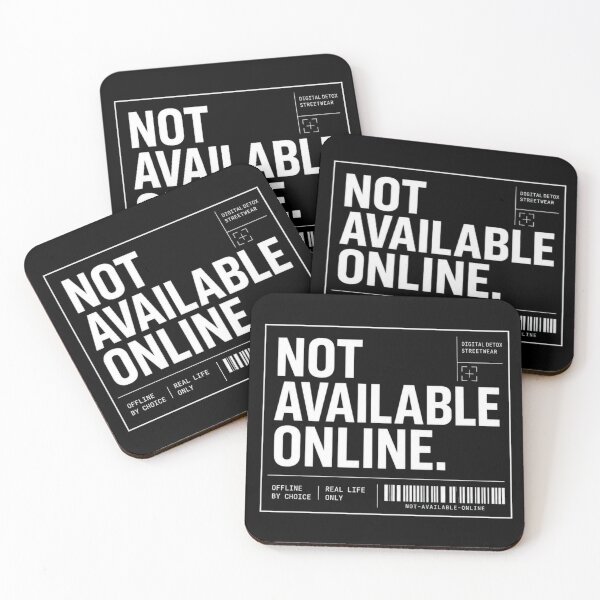 Item preview, Not Available Online Digital Detox Tech Label for Dark Products designed and sold by Anyshca.