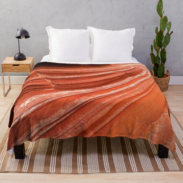 Item preview, Breathtaking Red Rock Canyon Textured Striations Art Photo designed and sold by DEC02.
