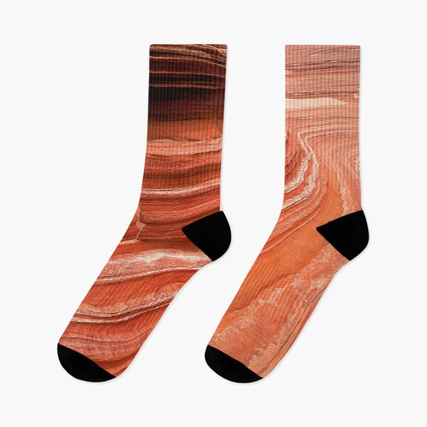 Item preview, Breathtaking Red Rock Canyon Textured Striations Art Photo designed and sold by DEC02.