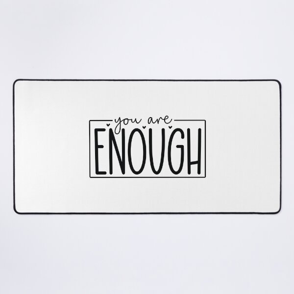 Item preview, You Are Enough - Motivational Quotes Retro Vintage Aesthetic Self Love Inspiration Gift designed and sold by FuzionRaptor.