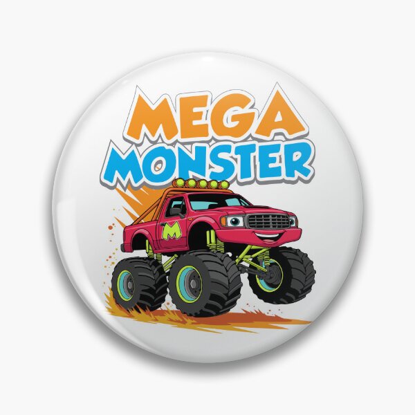 Item preview, Mega Monster Truck Funny Smiling Face  designed and sold by Aegy2024.