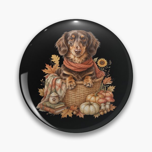 Item preview, Cute Fall Dachshund Pumpkin Patch Wiener Dog designed and sold by Cute & Sassy Custom Gifting Boutiques.