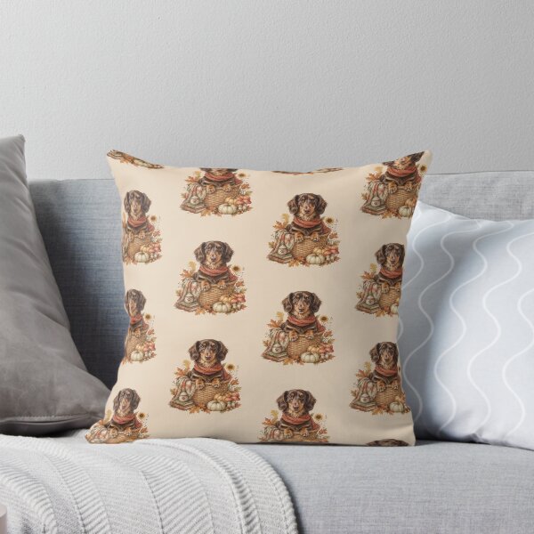 Item preview, Cute Fall Dachshund Pumpkin Patch Wiener Dog designed and sold by Cute & Sassy Custom Gifting Boutiques.