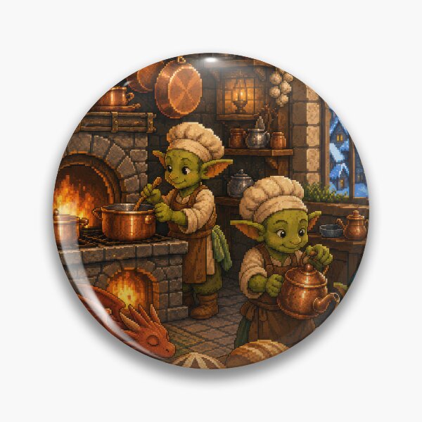 Item preview, Winter Morning at the Goblin Bakery  designed and sold by Sketchlegacy.