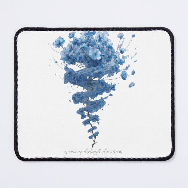 Item preview, Blue Floral Storm Illustration designed and sold by lunettebloom.
