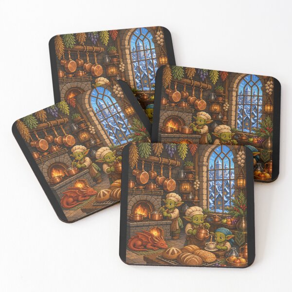 Item preview, Winter Morning at the Goblin Bakery  designed and sold by Sketchlegacy.