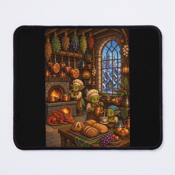 Item preview, Winter Morning at the Goblin Bakery designed and sold by Sketchlegacy.
