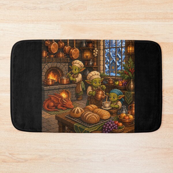 Item preview, Winter Morning at the Goblin Bakery  designed and sold by Sketchlegacy.