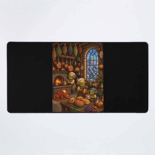 Item preview, Winter Morning at the Goblin Bakery  designed and sold by Sketchlegacy.