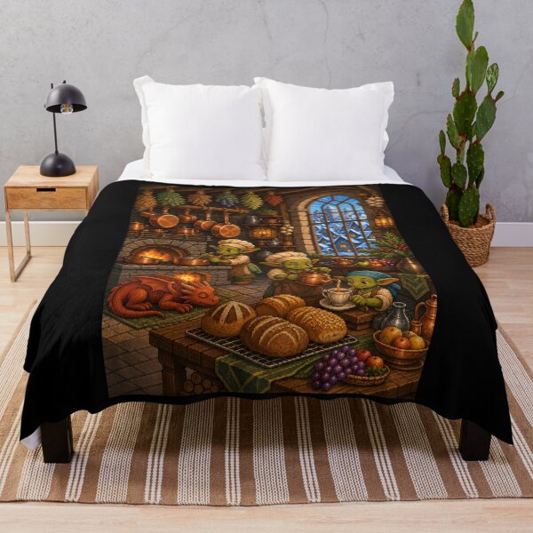 Item preview, Winter Morning at the Goblin Bakery designed and sold by Sketchlegacy.