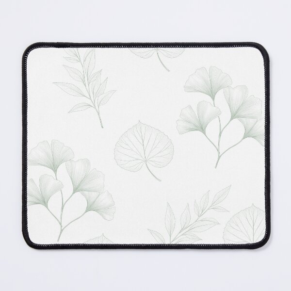 Item preview, Botanical Skeleton Leaves Pattern Minimalist mint Green Nature Art designed and sold by Mypixieart.