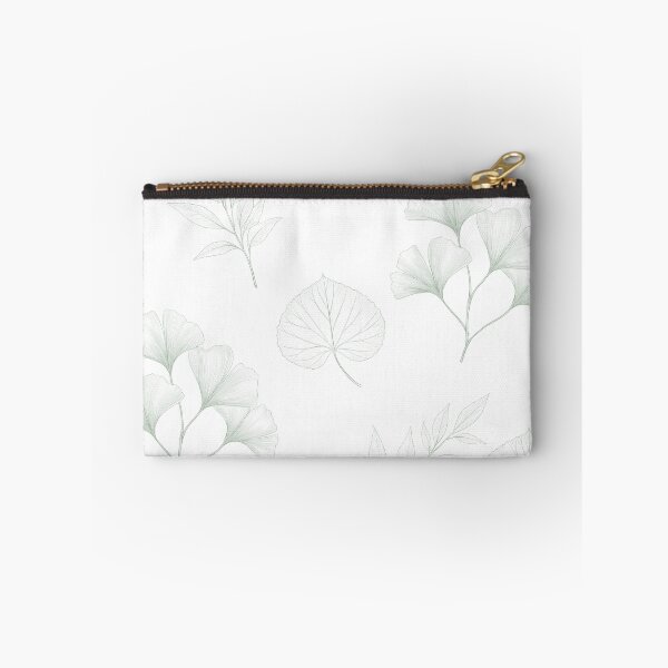 Item preview, Botanical Skeleton Leaves Pattern Minimalist mint Green Nature Art designed and sold by Mypixieart.