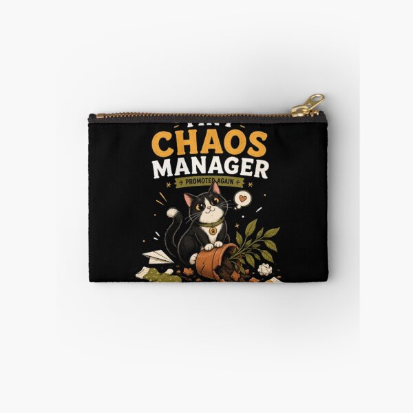 Item preview, Tiny Chaos Manager Cat, Funny Tuxedo Cat, Cat Owner Gift, Mischievous Cat Sticker, Funny Cat Shirt, Pet Lover Design designed and sold by TulipsArtDesigns .