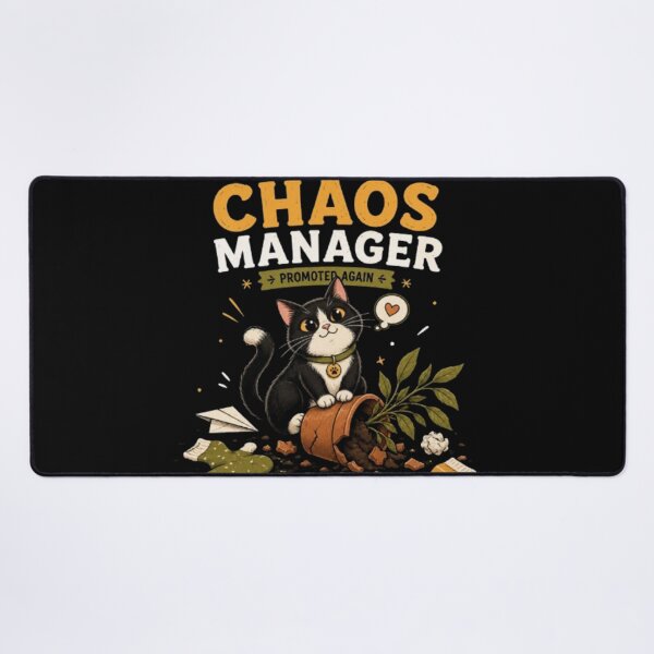 Item preview, Tiny Chaos Manager Cat, Funny Tuxedo Cat, Cat Owner Gift, Mischievous Cat Sticker, Funny Cat Shirt, Pet Lover Design designed and sold by TulipsArtDesigns .