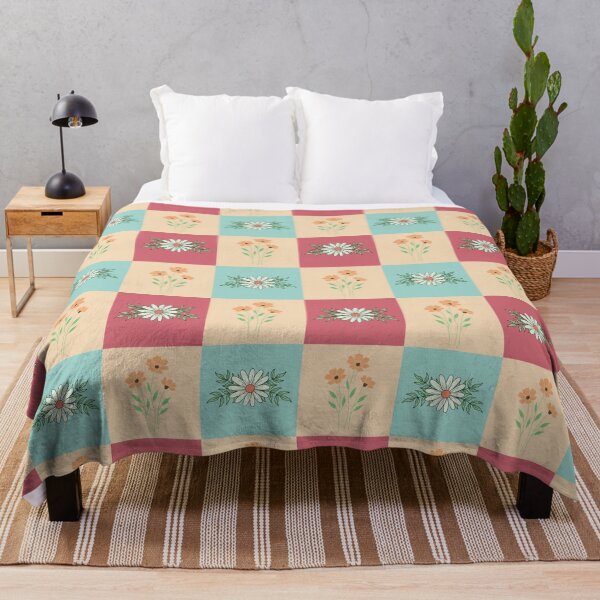 Item preview, Four Square Floral designed and sold by Luckidesigns.