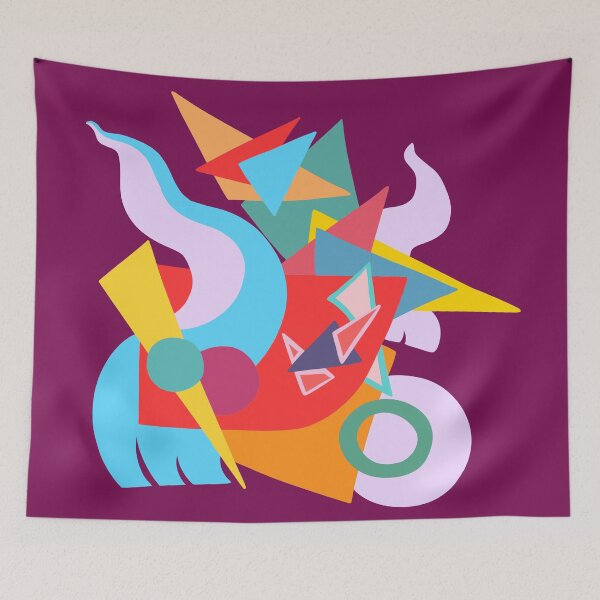 Item preview, Shape conversations with lilac designed and sold by Walnuart.