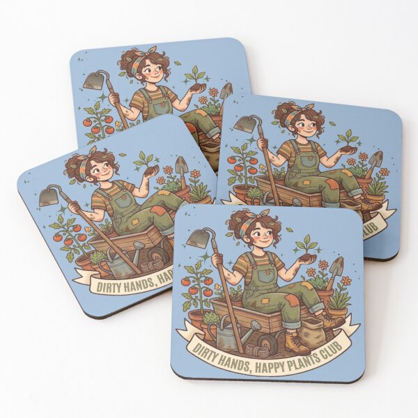 Item preview, dirty hands, happy plants club designed and sold by EchoPrint Co..