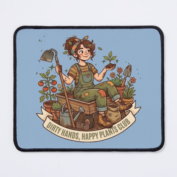 Item preview, dirty hands, happy plants club designed and sold by EchoPrint Co..