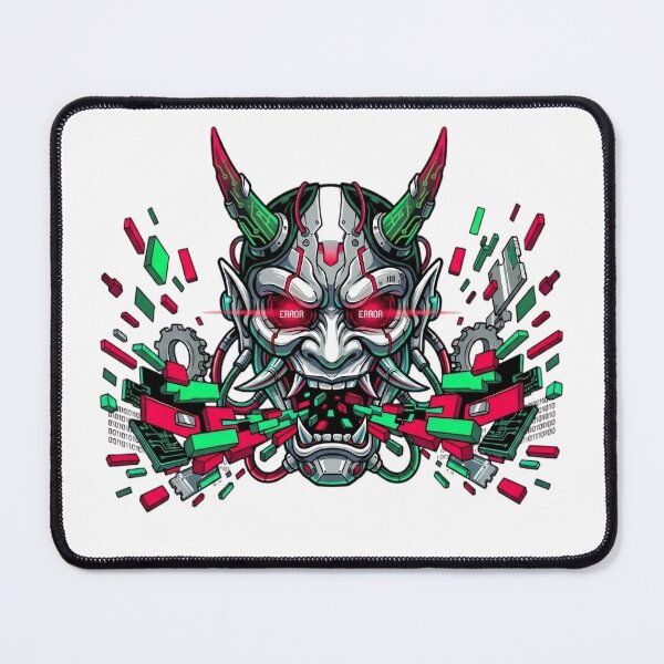Item preview, Mecha Oni Glitch Mask designed and sold by GlitchDripX.