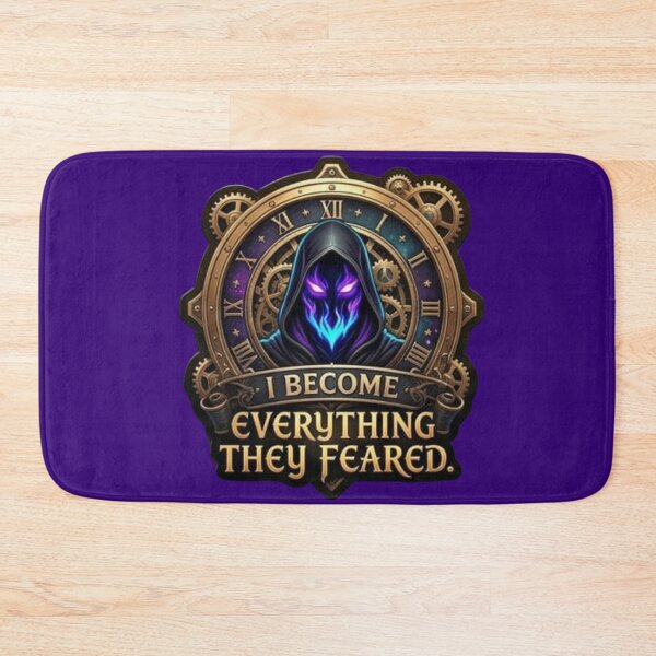 Item preview, I Become Everything They Feared Steampunk Clock - Dark Fantasy Sticker designed and sold by Scro-Ciob-Shop.
