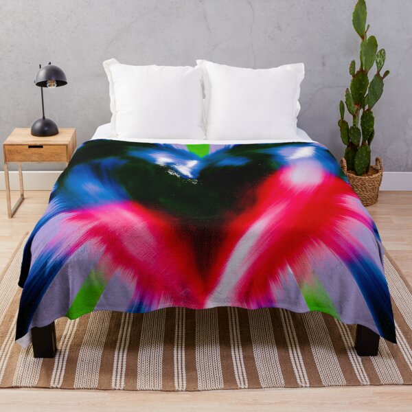 Item preview, Electric Psychedelic Heart Sunburst designed and sold by bubblegoth.