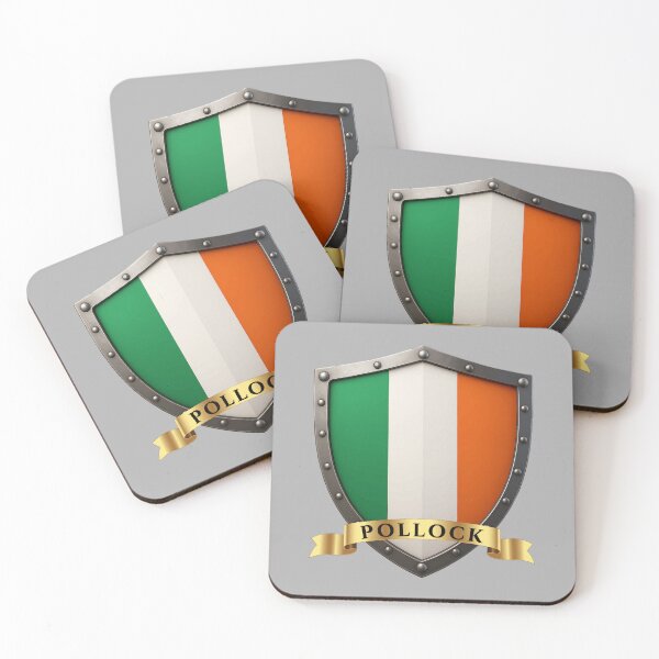 Item preview, Pollock Irish Heritage Crest Shield designed and sold by Highlandkings.