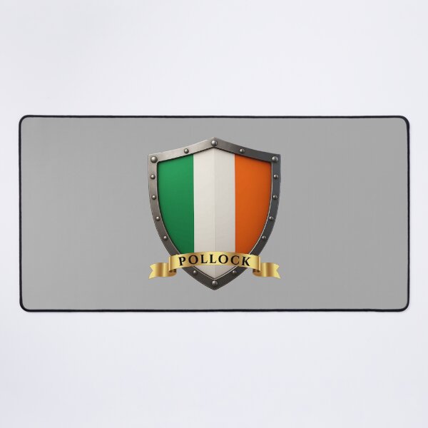 Item preview, Pollock Irish Heritage Crest Shield designed and sold by Highlandkings.