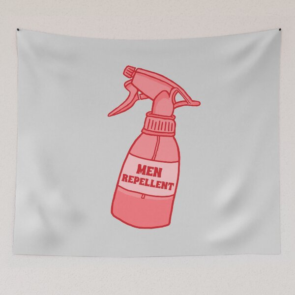 Artikelvorschau, Männerabwehr-Sprühflasche mit frechem Humor (Rot) entworfen und verkauft von CamilasPrints.