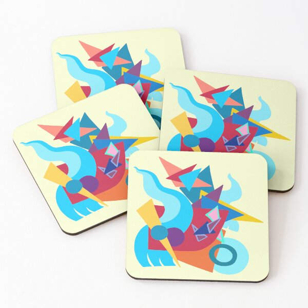 Item preview, Shape conversations with aquamarine designed and sold by Walnuart.