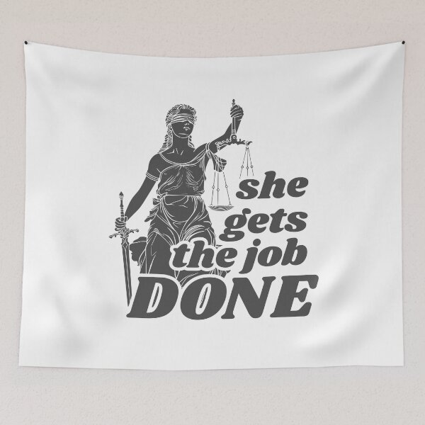 Item preview, She Gets The Job Done designed and sold by ThatsDramatic.