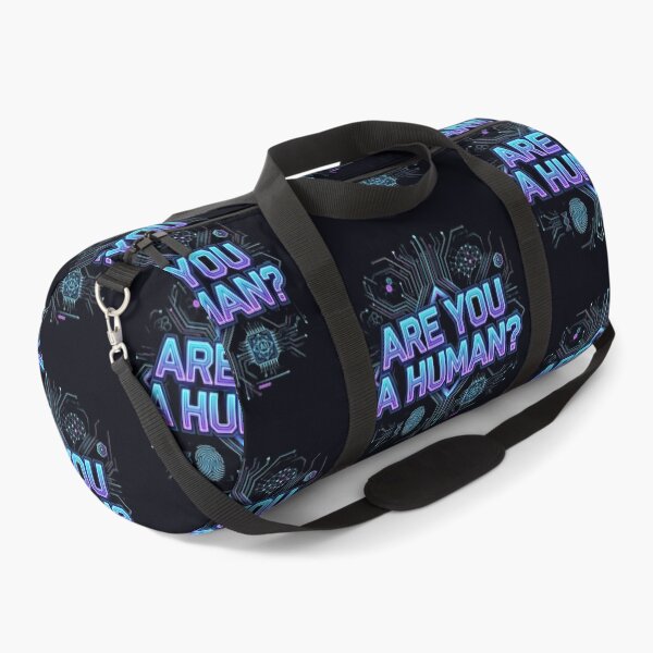 Item preview, Are You A Human? Futuristic AI Digital Identity Verification Design designed and sold by Bhaskar Digital Art.