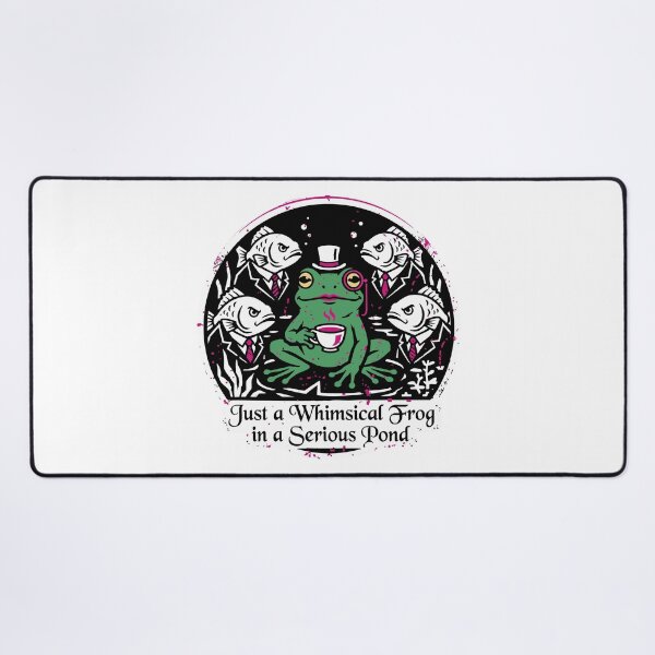 Item preview, Just a Whimsical Frog in a Serious Pond Funny Frog designed and sold by XYZ LAB by Jesuperman.