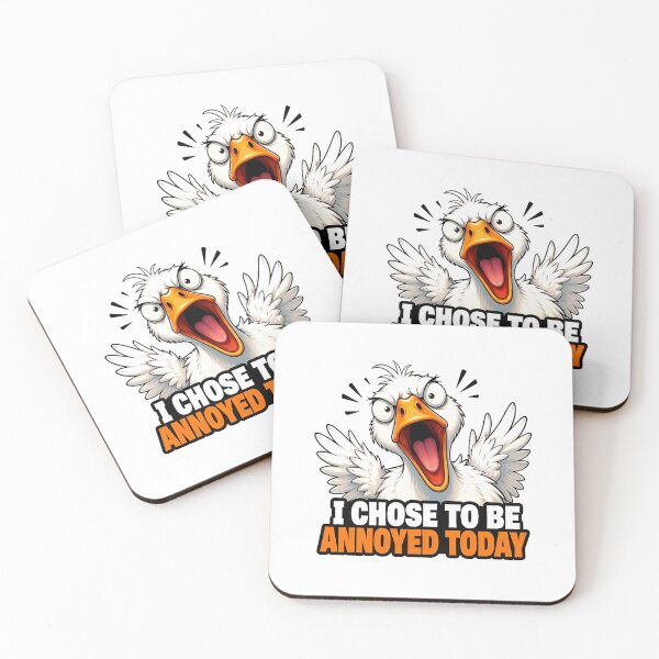 Item preview, Funny Angry Goose Sticker Vector Comic Meme Art designed and sold by RareVisuals.