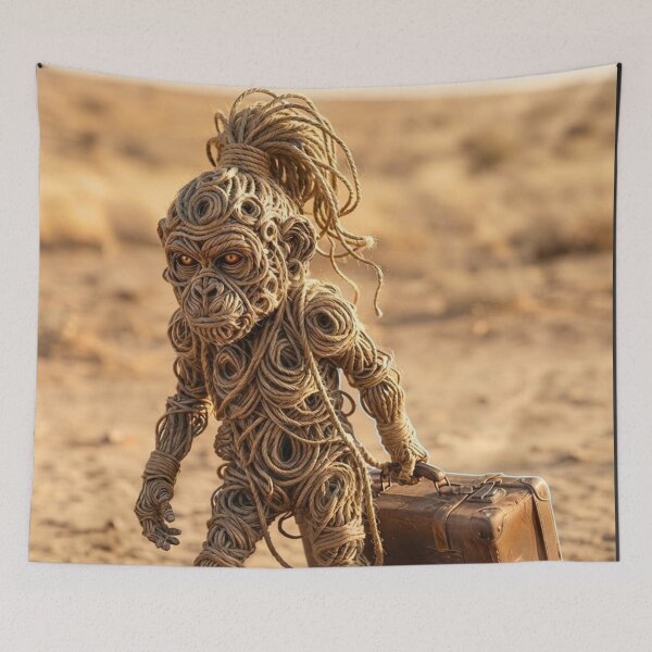 Item preview, The Desert Cryptid With the Last Suitcase designed and sold by JUTElCONIC.