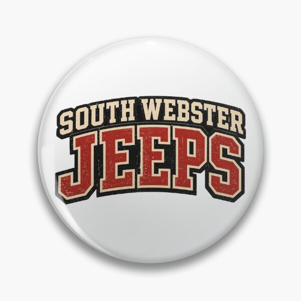 Item preview, South Webster Jeeps Vintage Varsity | Retro Collegiate Spirit Wear | Distressed Athletic Design designed and sold by Rewind Society.