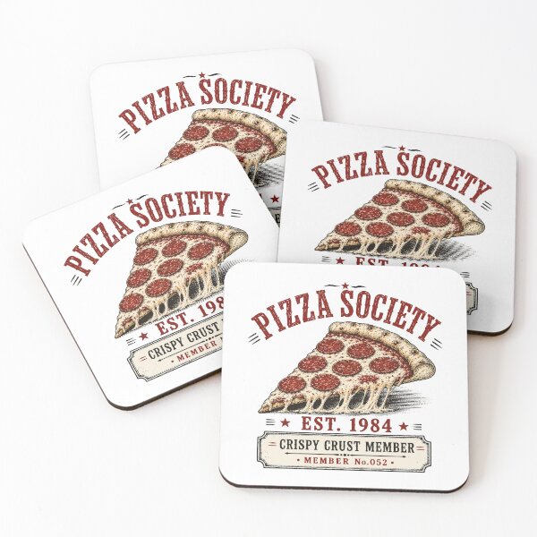 Item preview, Pizza Society | Pepperoni Pizza Slice | Pizza Lover Gift designed and sold by Mikoff04-arts.