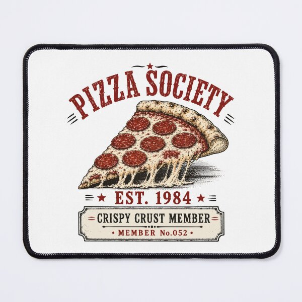 Item preview, Pizza Society | Pepperoni Pizza Slice | Pizza Lover Gift designed and sold by Mikoff04-arts.