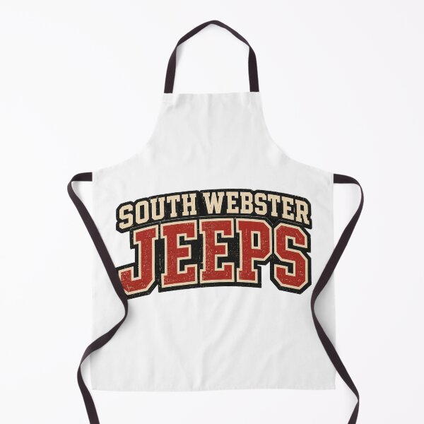 Item preview, South Webster Jeeps Vintage Varsity | Retro Collegiate Spirit Wear | Distressed Athletic Design designed and sold by Rewind Society.