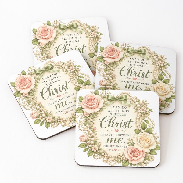 Item preview,     I Can Do All Things Through Christ Floral Design designed and sold by Petals and pearls.
