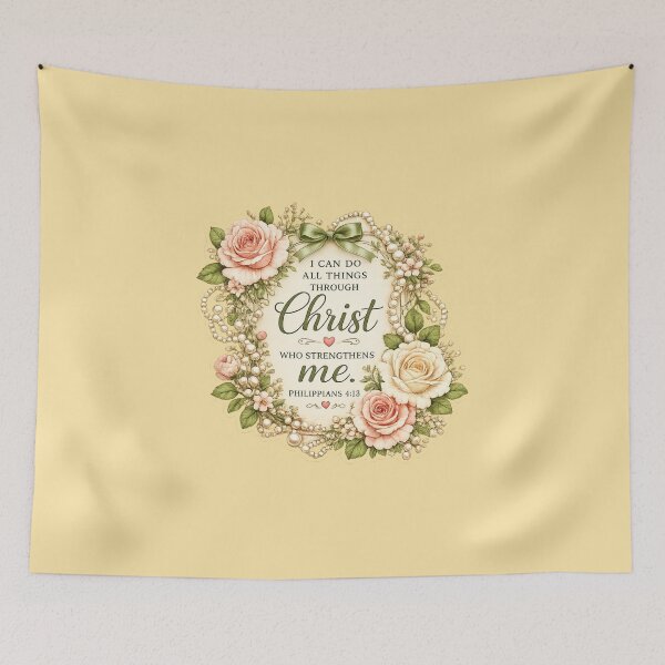 Item preview,     I Can Do All Things Through Christ Floral Design designed and sold by Petals and pearls.