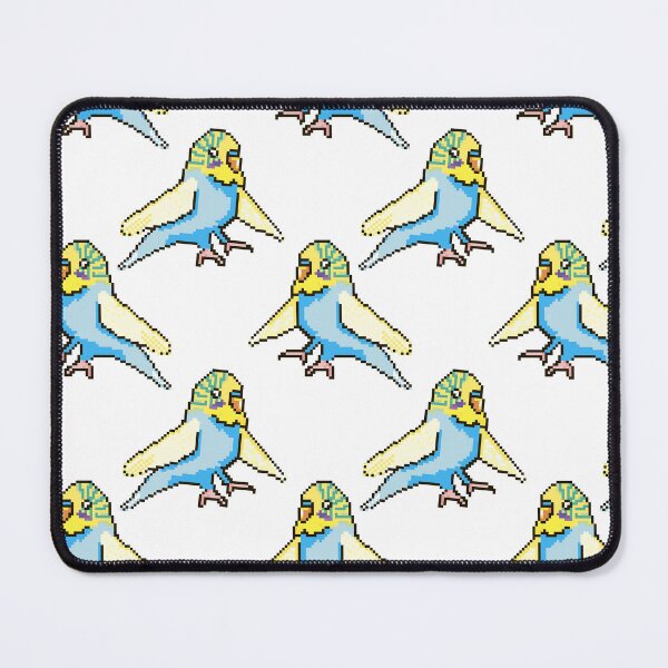 Item preview, Pixel Art Wavy Parrot Cute Budgie designed and sold by OrPolly.