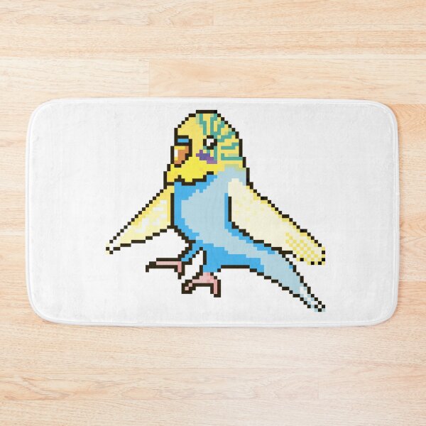 Item preview, Pixel Art Wavy Parrot Cute Budgie designed and sold by OrPolly.