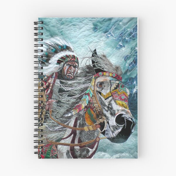 Item preview, Red Indian on horseback. Native American art. designed and sold by NisaKiley.