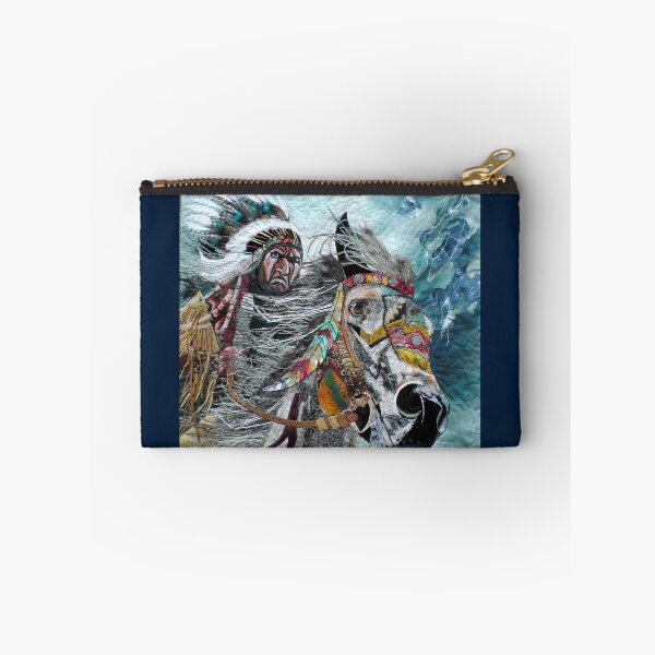 Item preview, Red Indian on horseback. Native American art. designed and sold by NisaKiley.