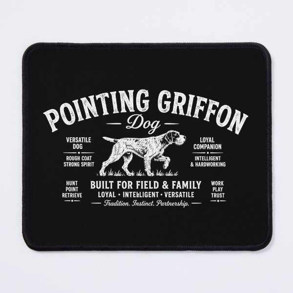 Item preview, Vintage Pointing Griffon Dog designed and sold by BrunoLinuxArt.