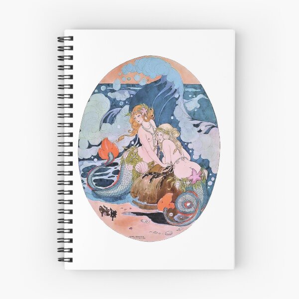 Item preview, Mermaids by Gerda Wegener - Mermaid Art Nouveau Fantasy Illustration for Coastal Decor Lovers designed and sold by RickE.