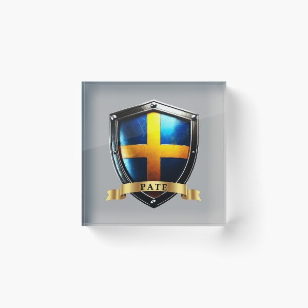 Artikelvorschau, Pate Schwedisches Kulturwappenschild entworfen und verkauft von Highlandkings.
